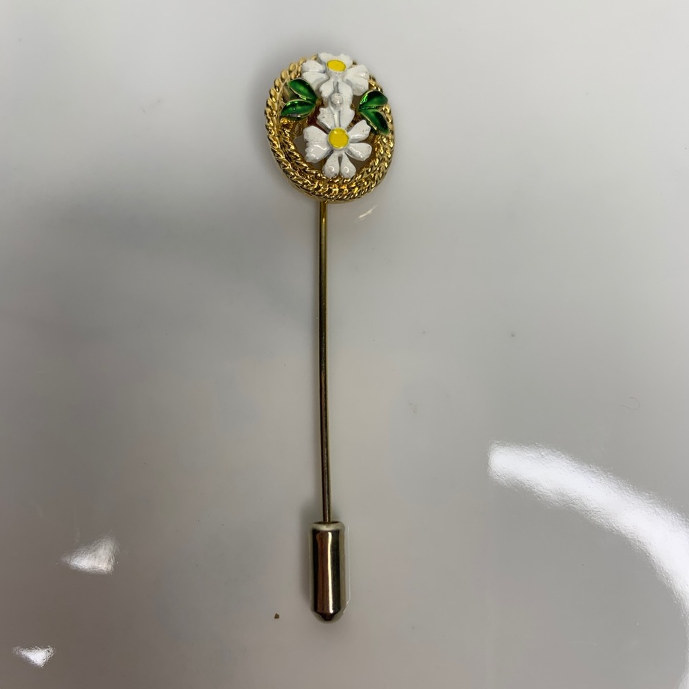 Vintage Floral Stick Pin